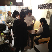 おはよう朝日です取材風景